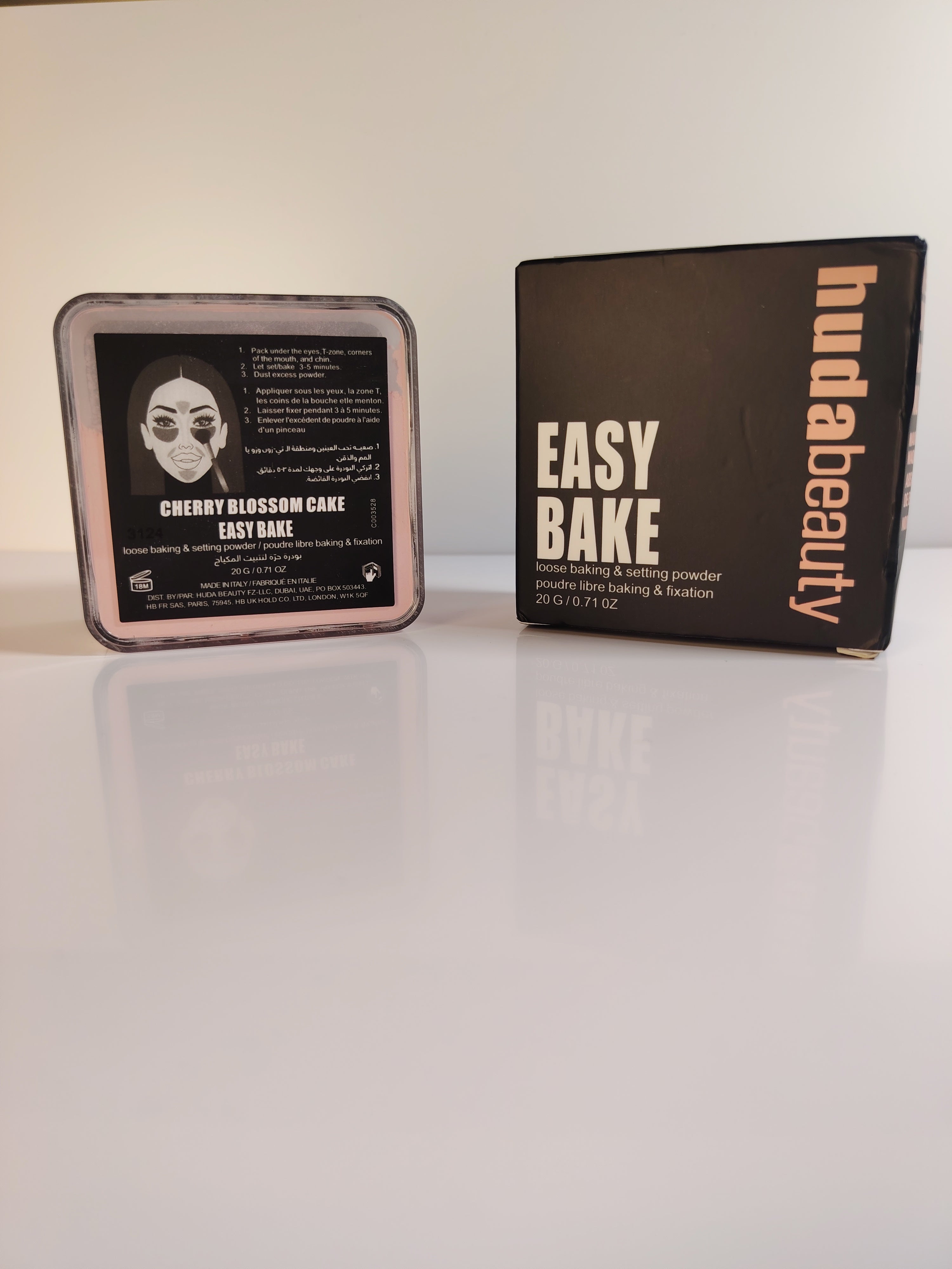 Easy Bake Poudre/HUDA "Cherry Blossom Cake"