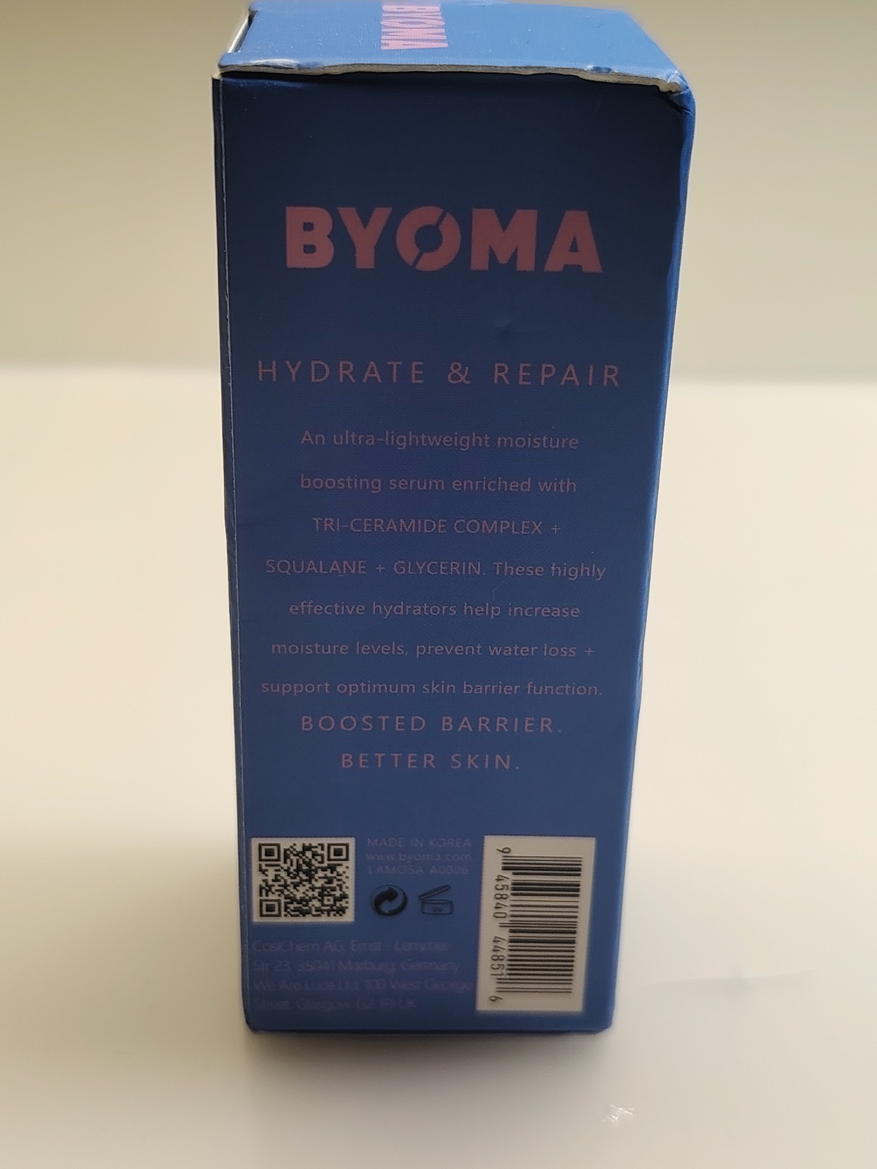 Sérum hydratant BYOMA 30 ml