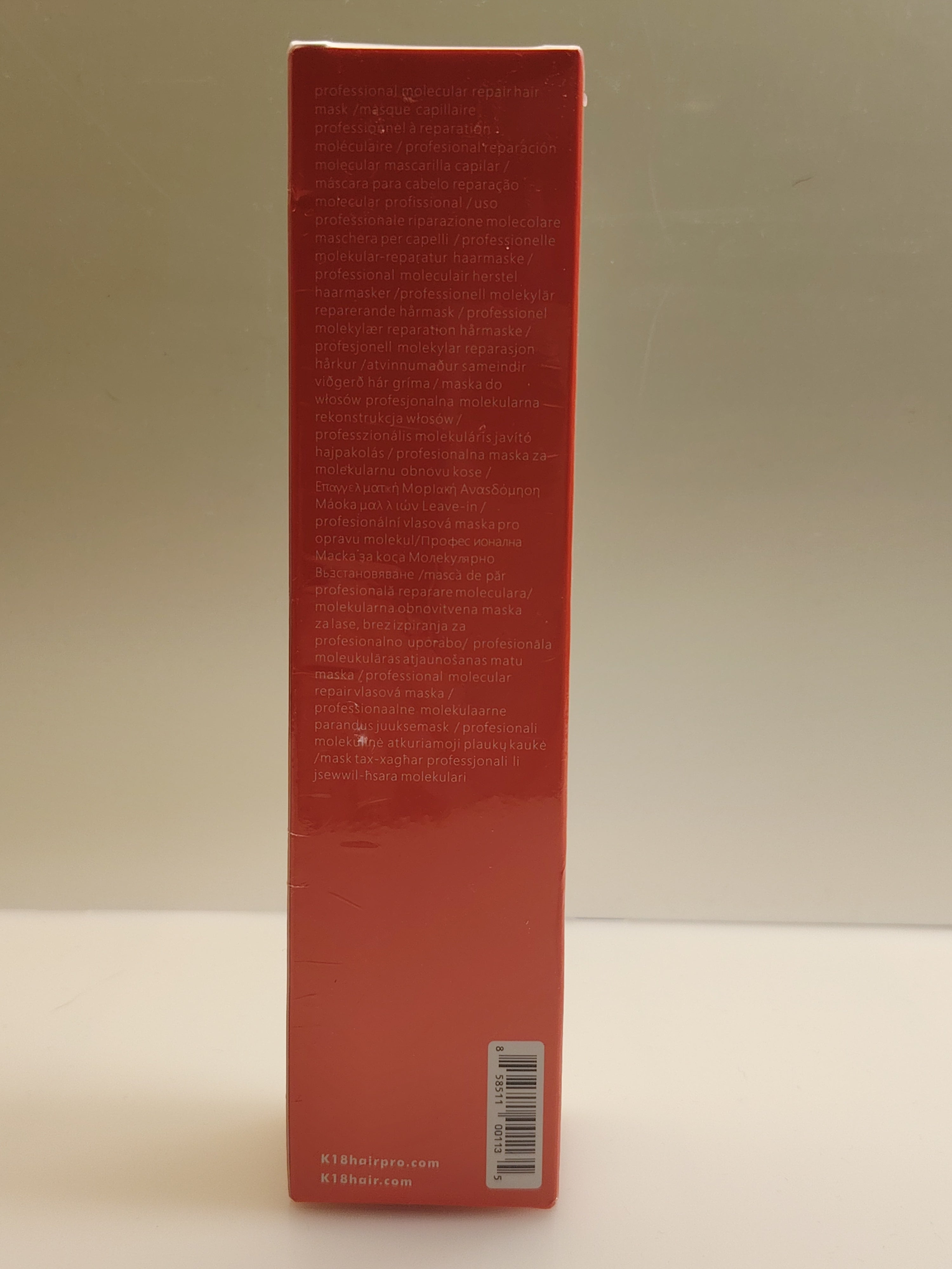 Masque capillaire sans rinçage K18. 150ml