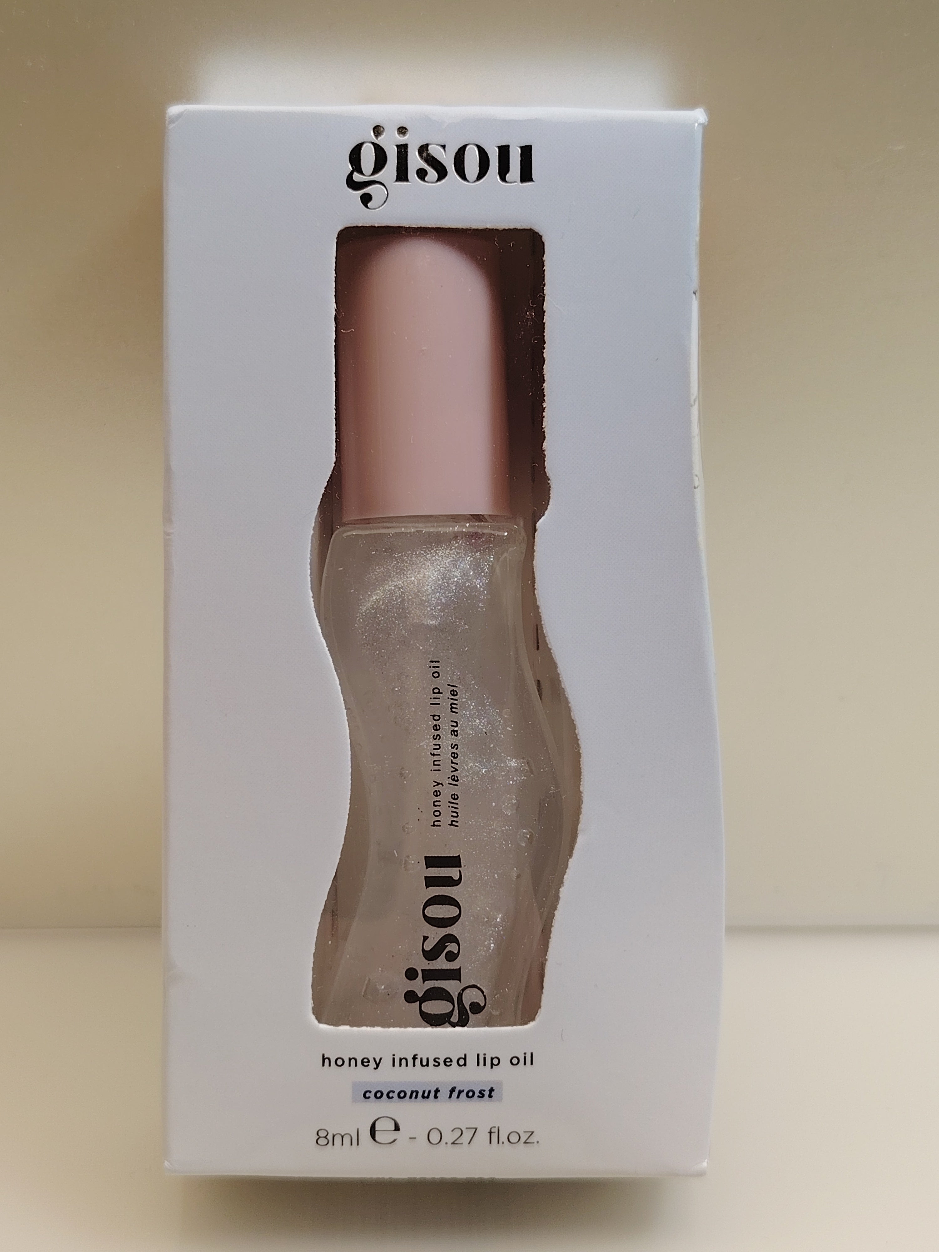 Huile à lèvres infusée au miel "Coconut Frost" Gisou