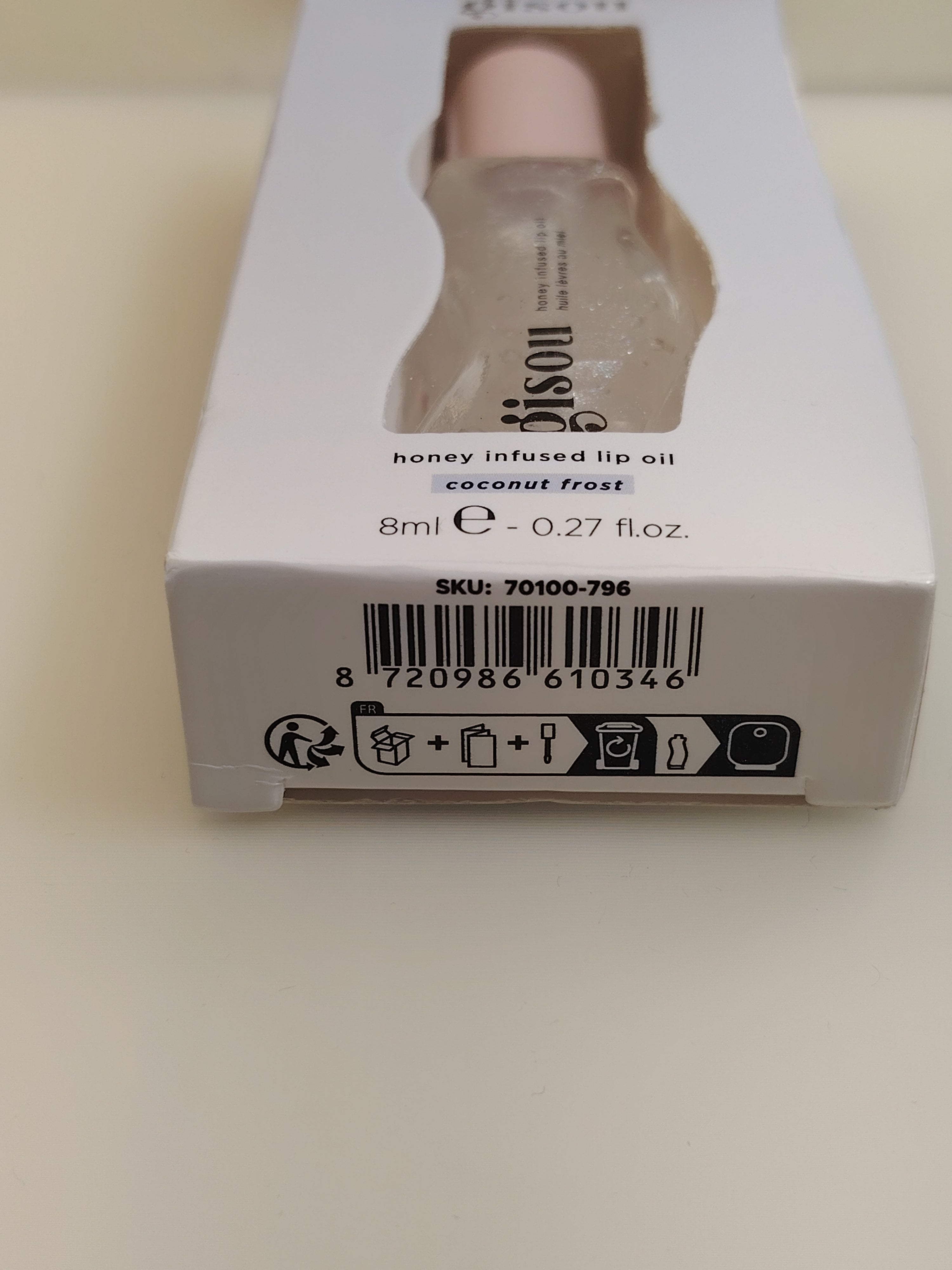 Huile à lèvres infusée au miel "Coconut Frost" Gisou