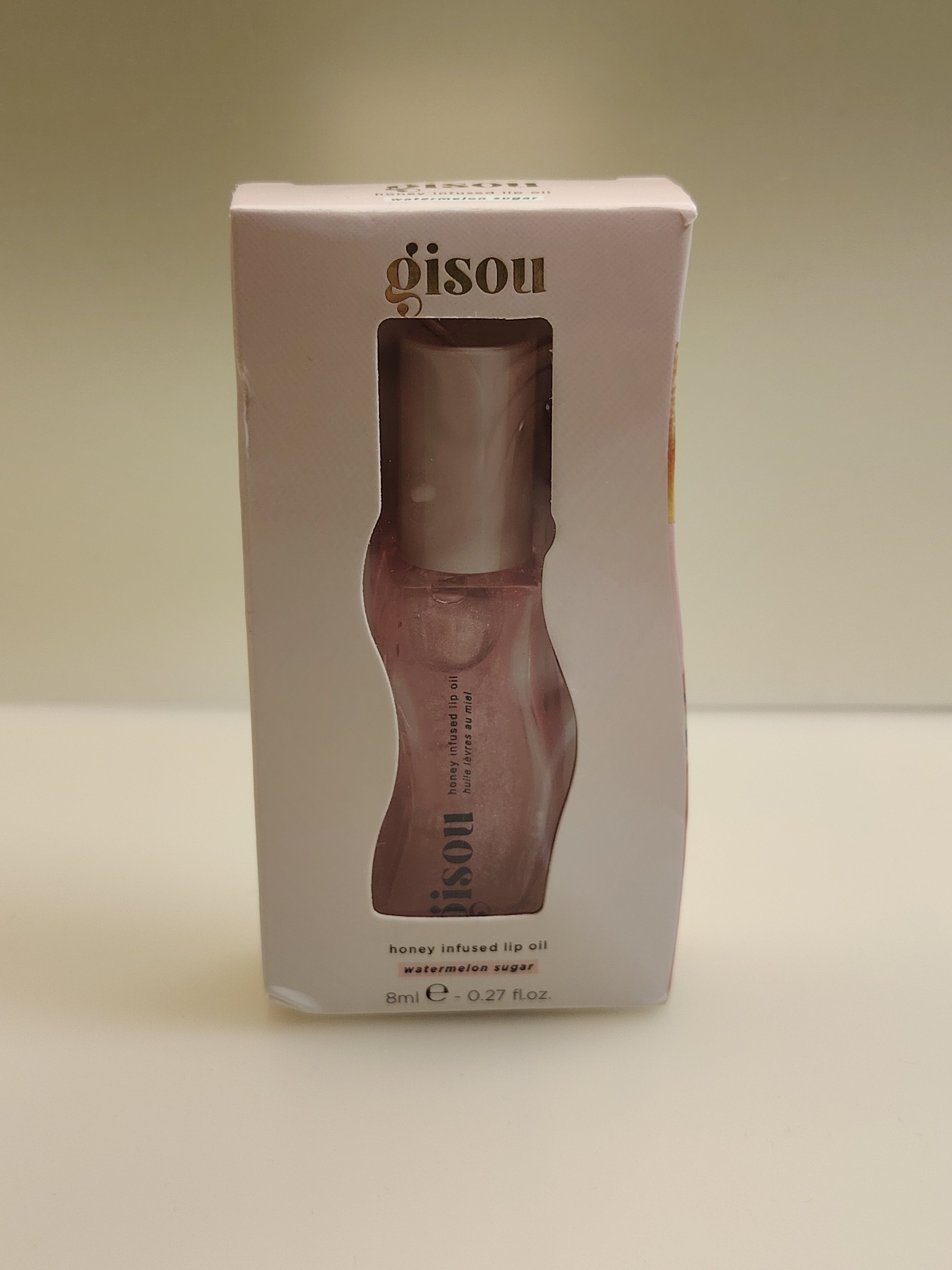 Huile à lèvres infusée au miel "Pastèque sucrée" Gisou