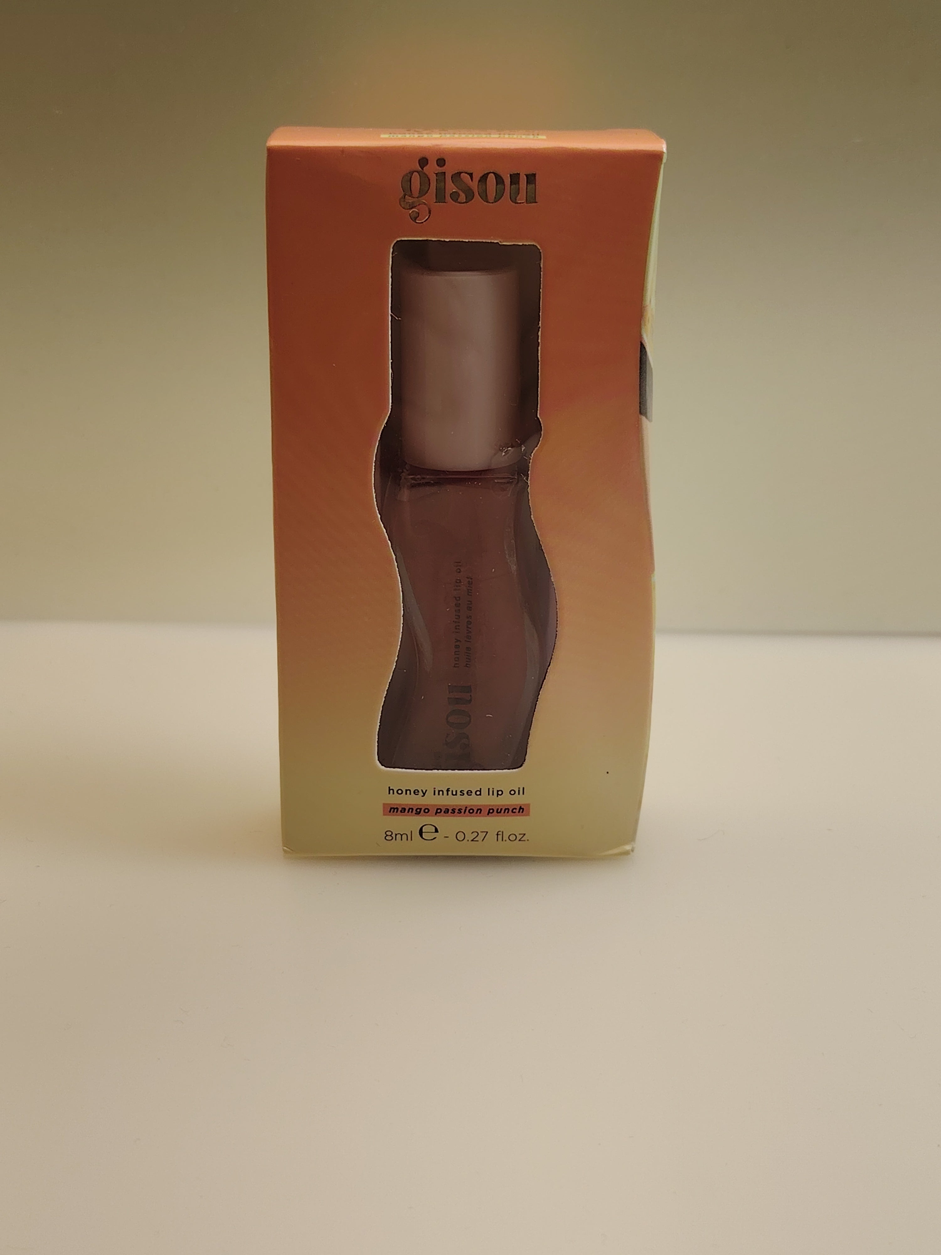 Huile à lèvres infusée au miel "Mangue passion" Gisou