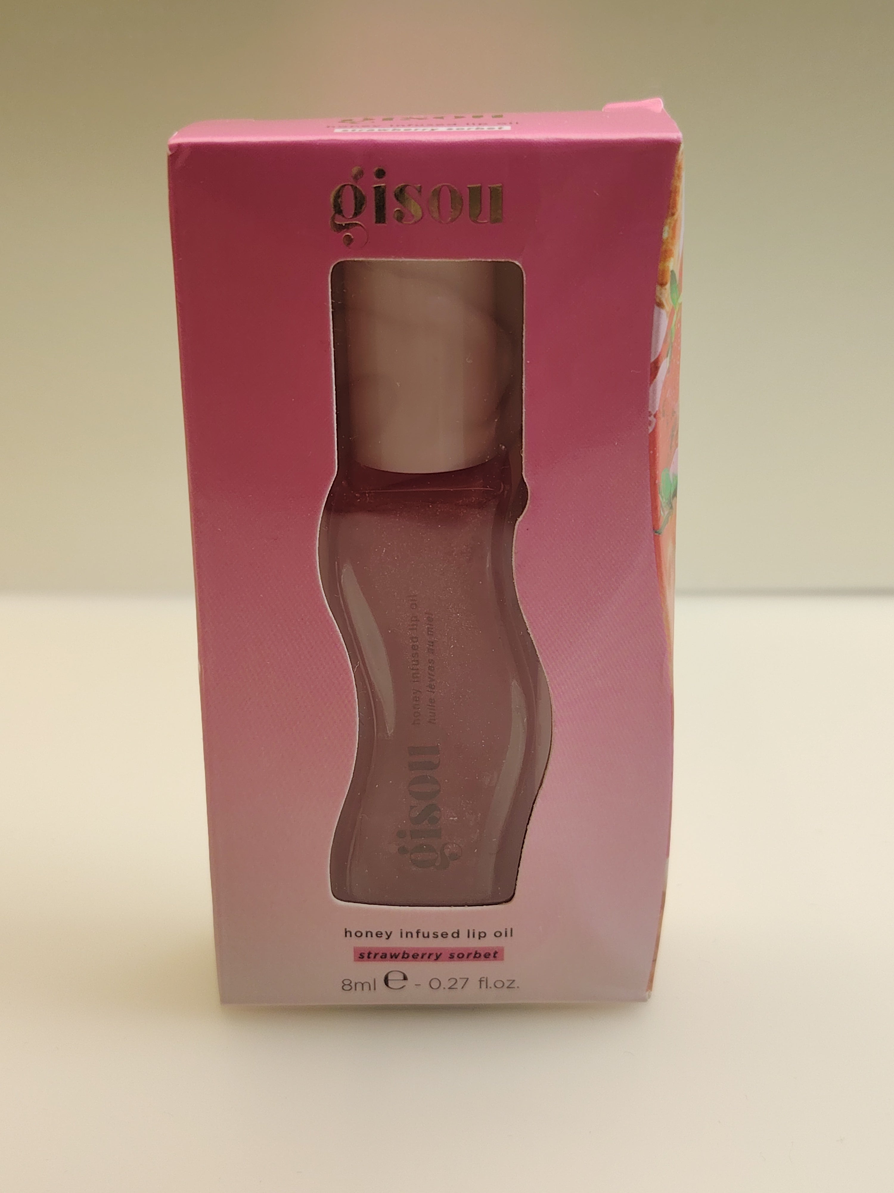 Huile à lèvres infusée au miel "Sorbet Fraise" Gisou