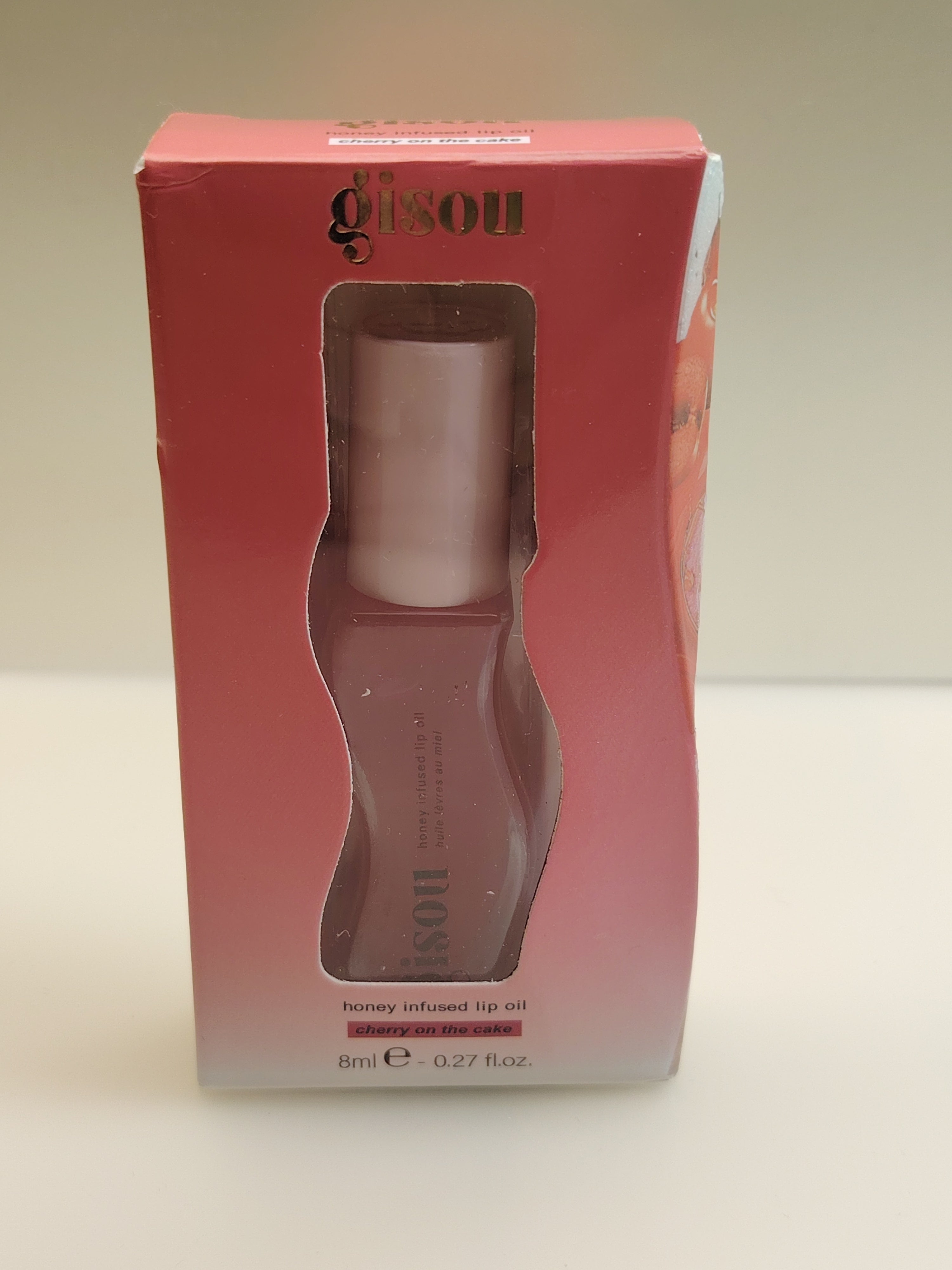 Huile à lèvres infusée au miel "Cerise" Gisou